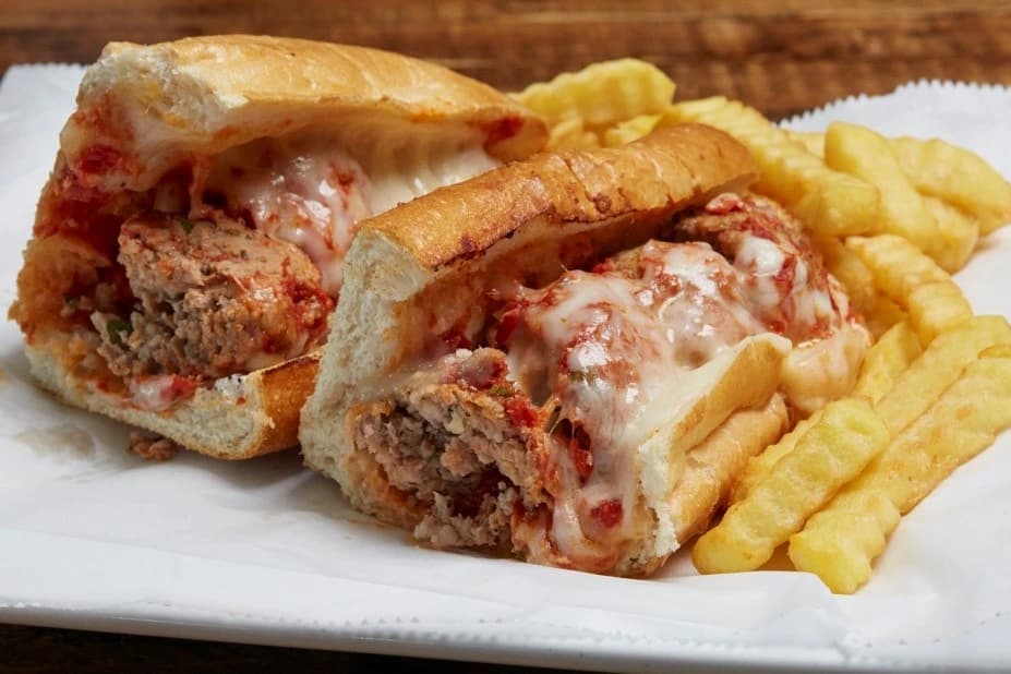 Sub Parmigiana with Meatball